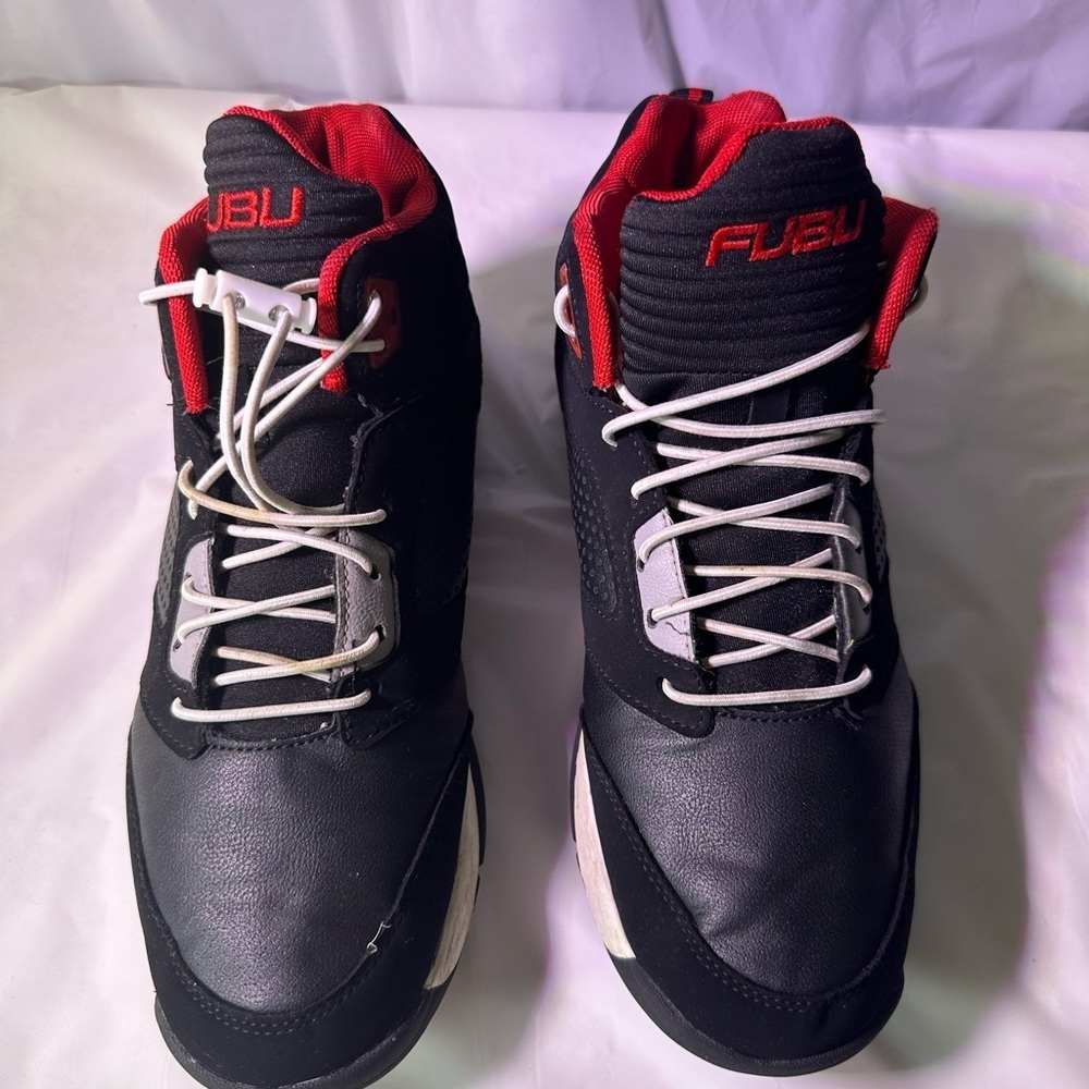 FUBU Men's Athletic Shoes in Black and Red - Picture 5 of 15